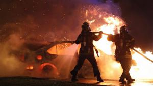 Voyures brulées aiu nouvel an