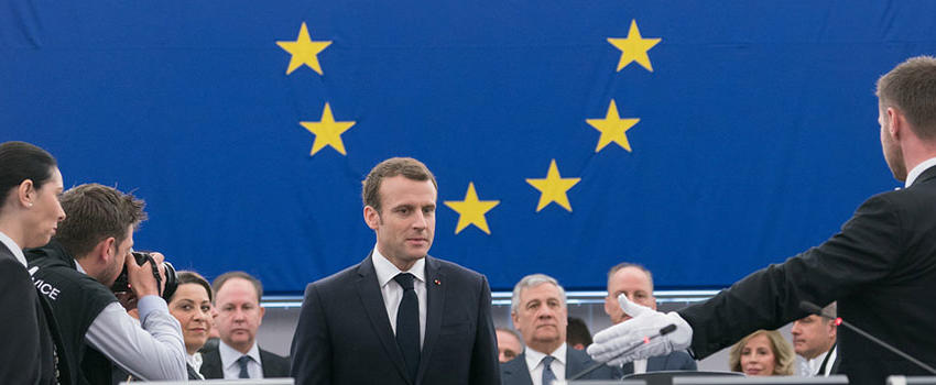Macron, le poids plume de l’Europe