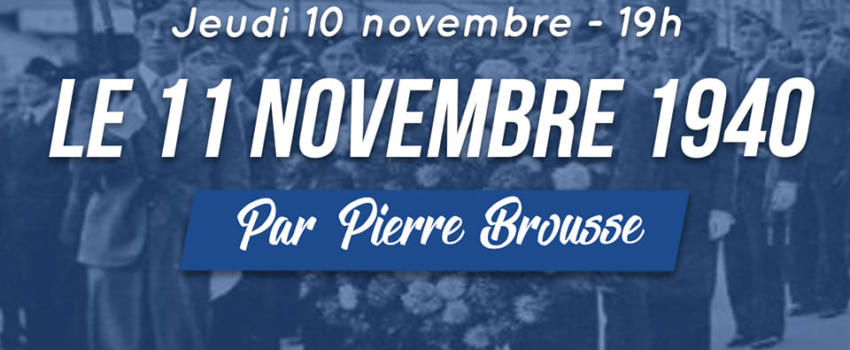 Institut d’Action française : Audio-conférence du 10 novembre