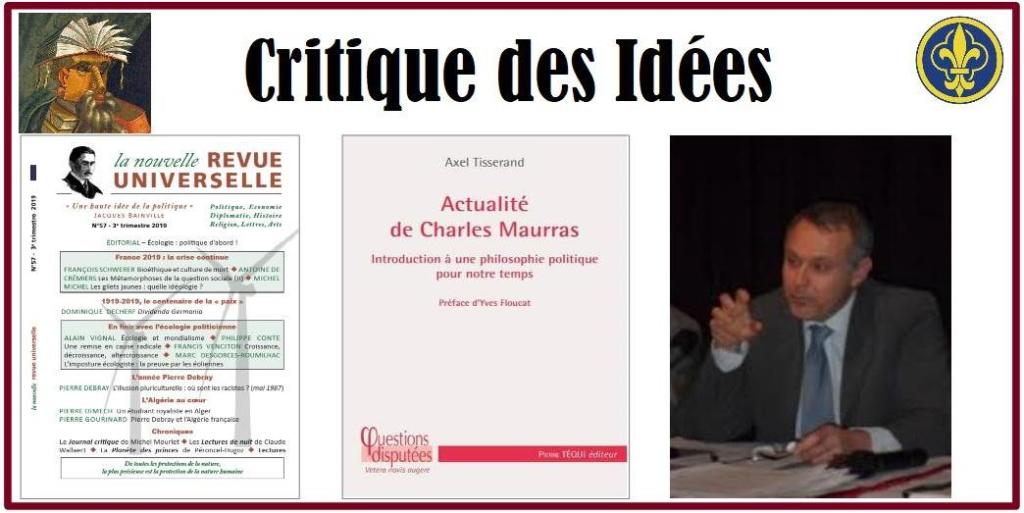 critique des idées action française politique Maurras