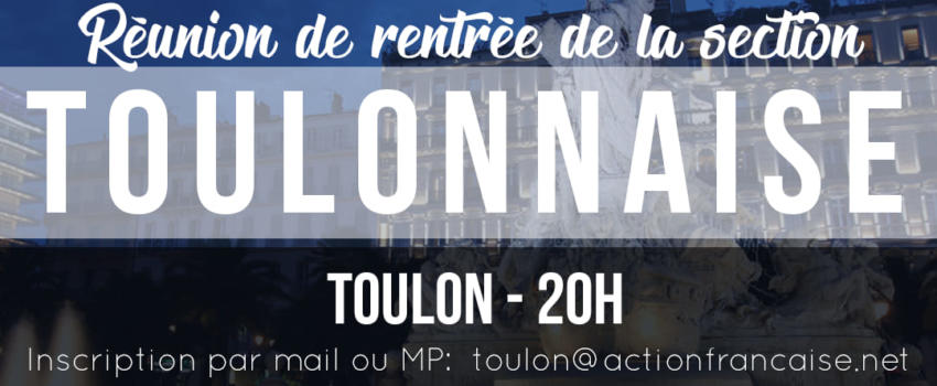 Toulon : Rentrée militante