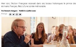 L’Incorrect a raison : la rencontre de Michel Houellebecq avec l’Action Française est en soi un événement. Un succès aussi si un large écho lui est donné.