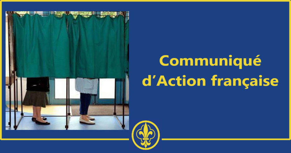 Communiqué d’Action française – Entre le jeu des partis et l’emprise médiatique, le pays réel oublié