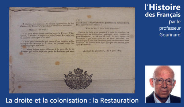 06.01.25-la droite et la colonisation la Restauration